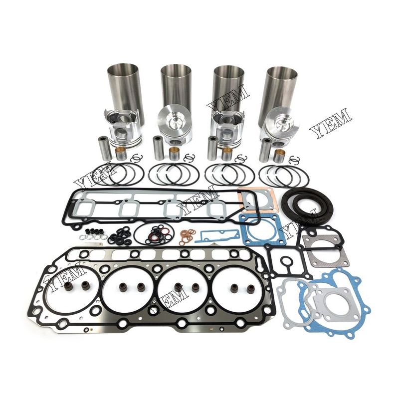 For Yanmar Overhaul Kit With Gasket Set 4TNE106 Diesel engine